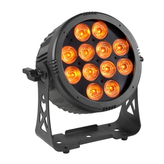 Outdoor 12x18w 6in1 waterproof led battery par light Rgbwauv Wedding Uplight